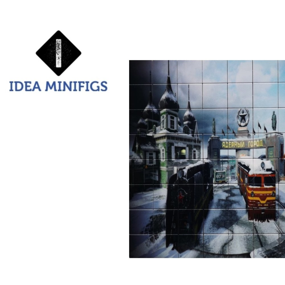 Call of Duty Nuketown Puzzle - Educational UV Print Design Made of Lego Bricks